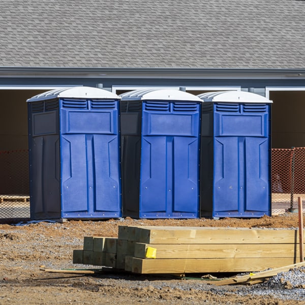 what is the maximum capacity for a single porta potty in Breezy Point Minnesota